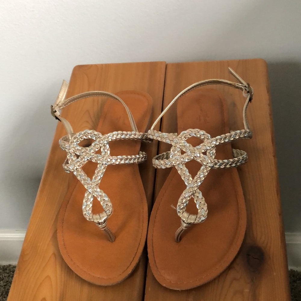 Universal Thread Gold Sandals